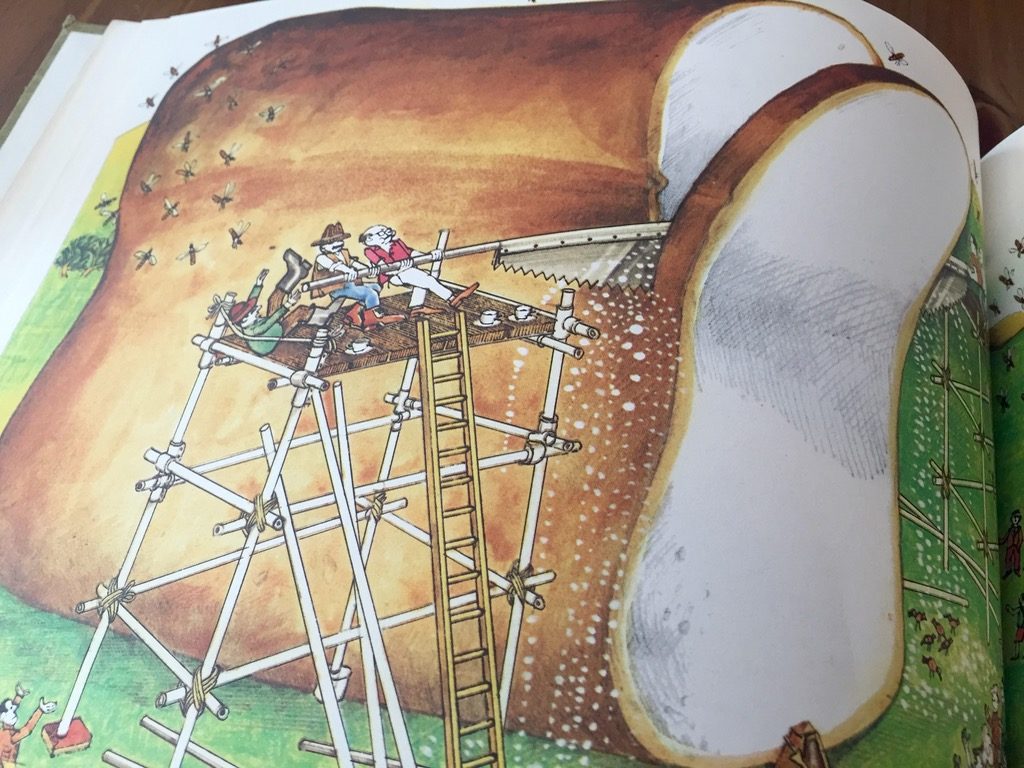 Artwork from the book Giant Jam Sandwich