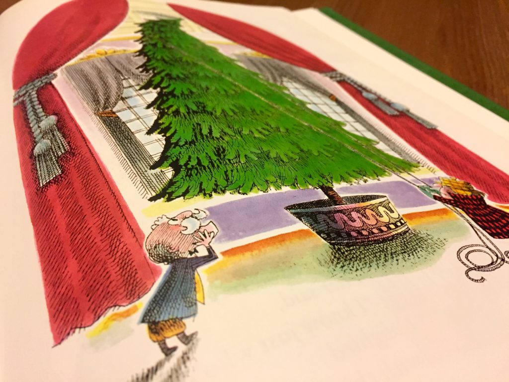 Artwork from the book Mr. Willowby's Christmas Tree